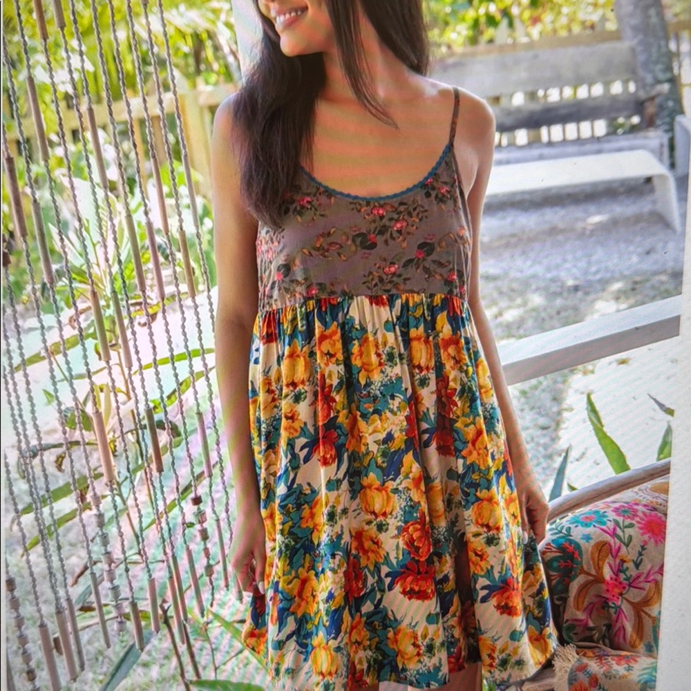 NATURAL LIFE Floral Mini Dress